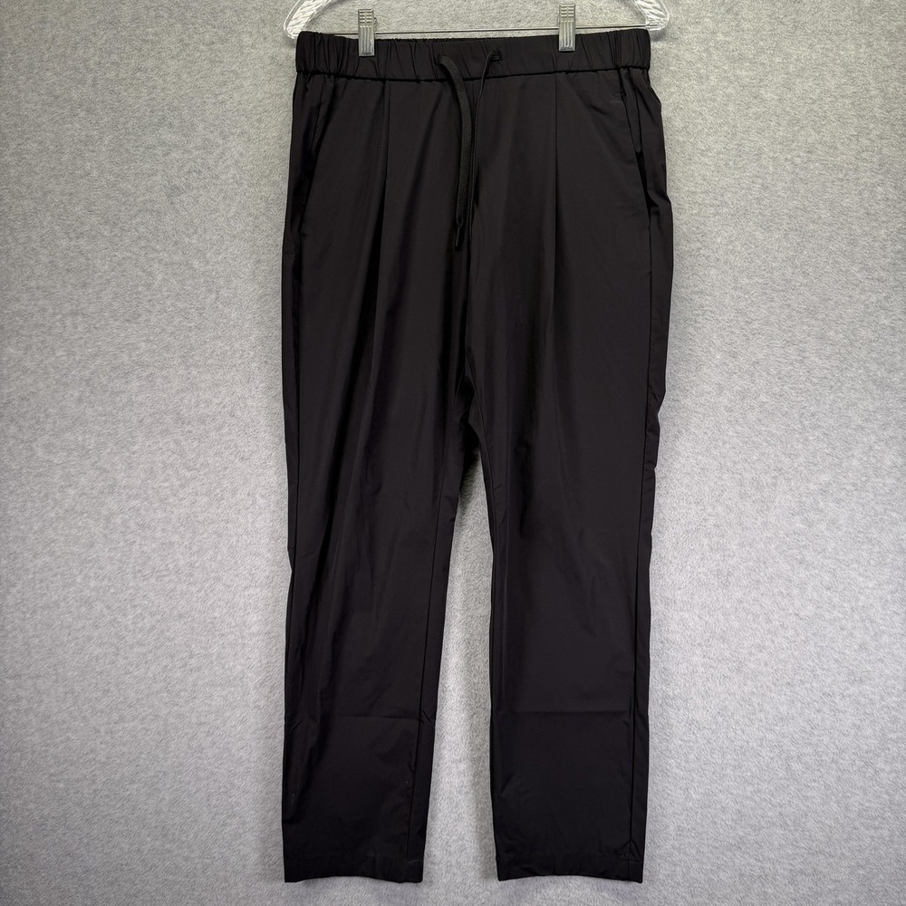 Herno Laminar Donna Pants Womens M Black Jogger Elastic Waist Lightweight
